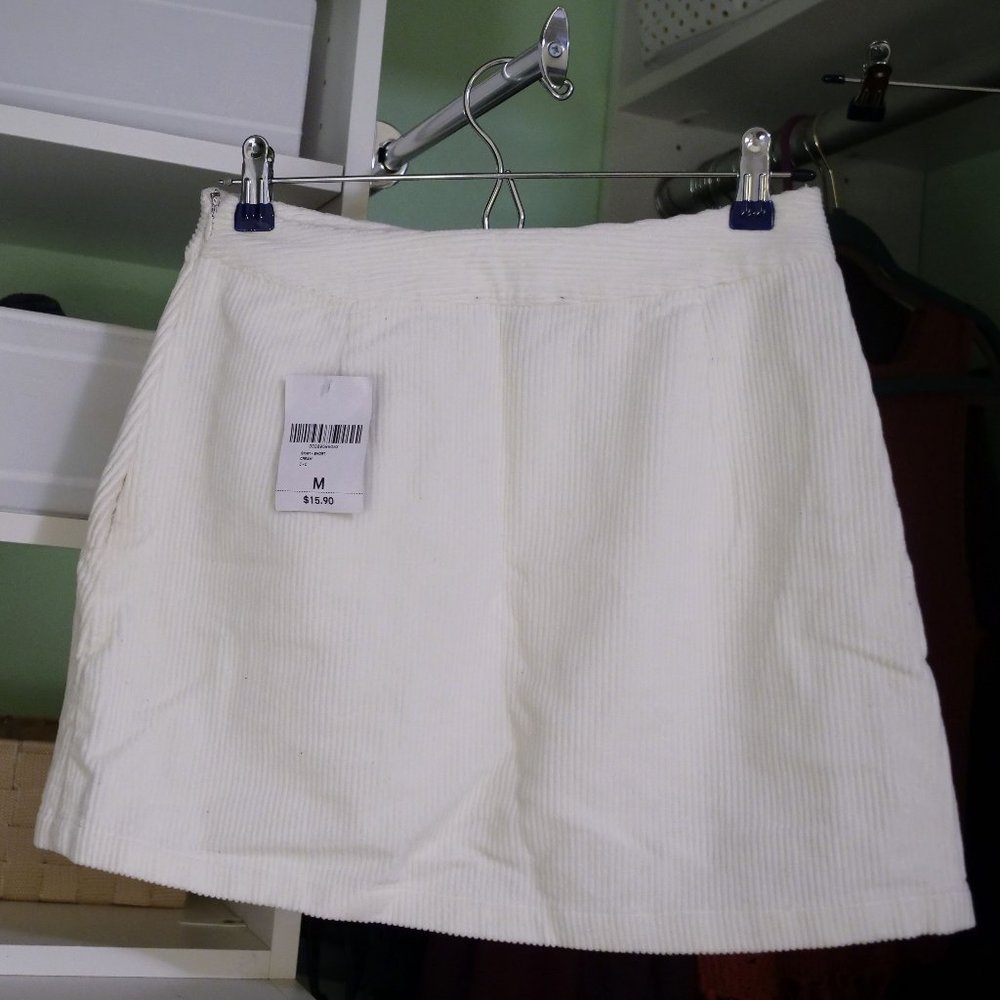 Corduroy Mini Skirt